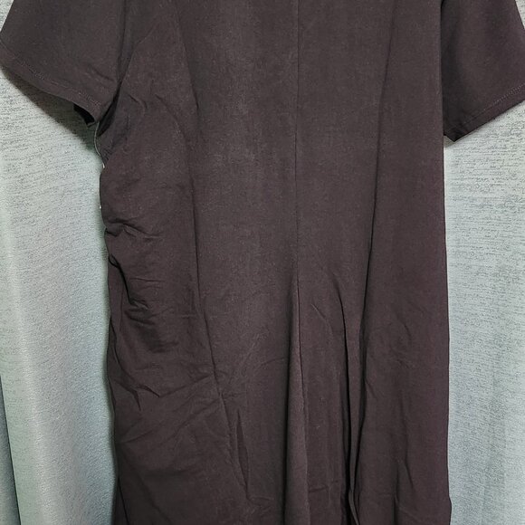 Maternity Short-Sleeve Bodycon Dress Old Navy Black XXL - Picture 5 of 6